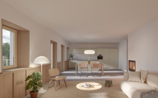 Appartement neuf de 4,5 pces dans ferme rénovée