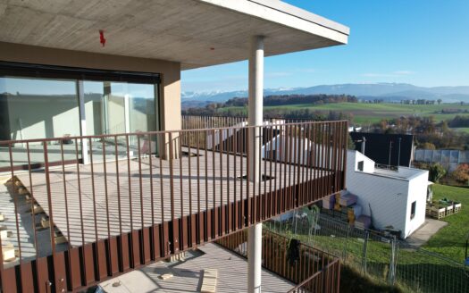 Durchgehende Wohnung mit 5.5 Zimmern Agglomeration Freiburg