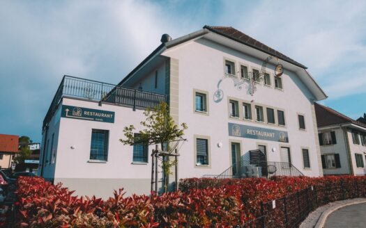 Restaurant au centre de Farvagny