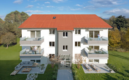 Sehr schöne renovierte 3.5-Zimmer-Wohnung mit Garten