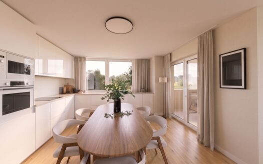Neue Förderung : Moderne 3,5-Zimmer-Wohnung mit großer Terrasse
