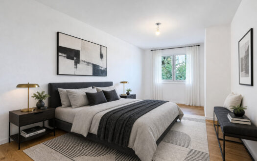 Très bel appartement rénové de 3.5 pces avec jardin