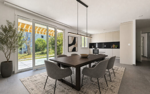 Très bel appartement rénové de 3.5 pces avec jardin