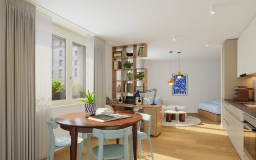 Appartement neuf 1.5 au 6ème étage – Fribourg
