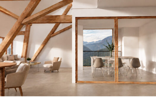 Appartement neuf de 4,5 pces en duplex dans ferme rénovée